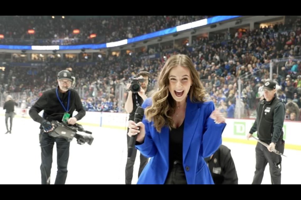 Though she's only 19, New West resident Elizabeth Irving has been singing the anthem at Canucks' games for a decade.