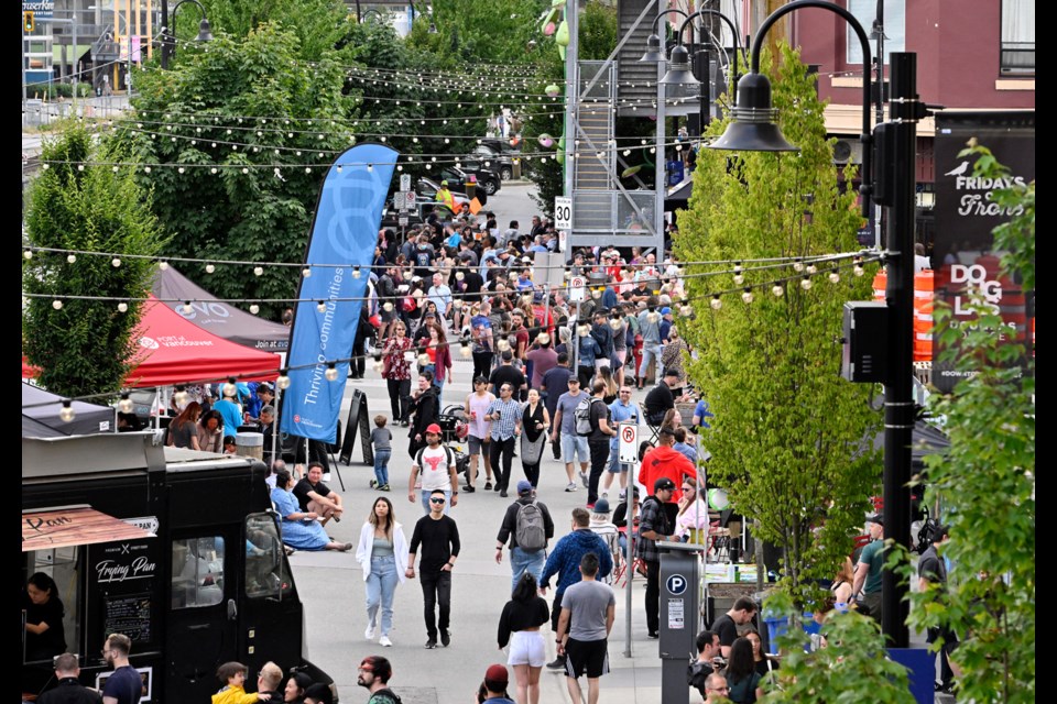 Crowds have been flocking to Fridays on Front - and other community events taking place in New West this summer.