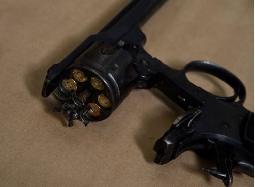 New West police seized a loaded handgun when arresting a suspect of a recent robbery and assault.