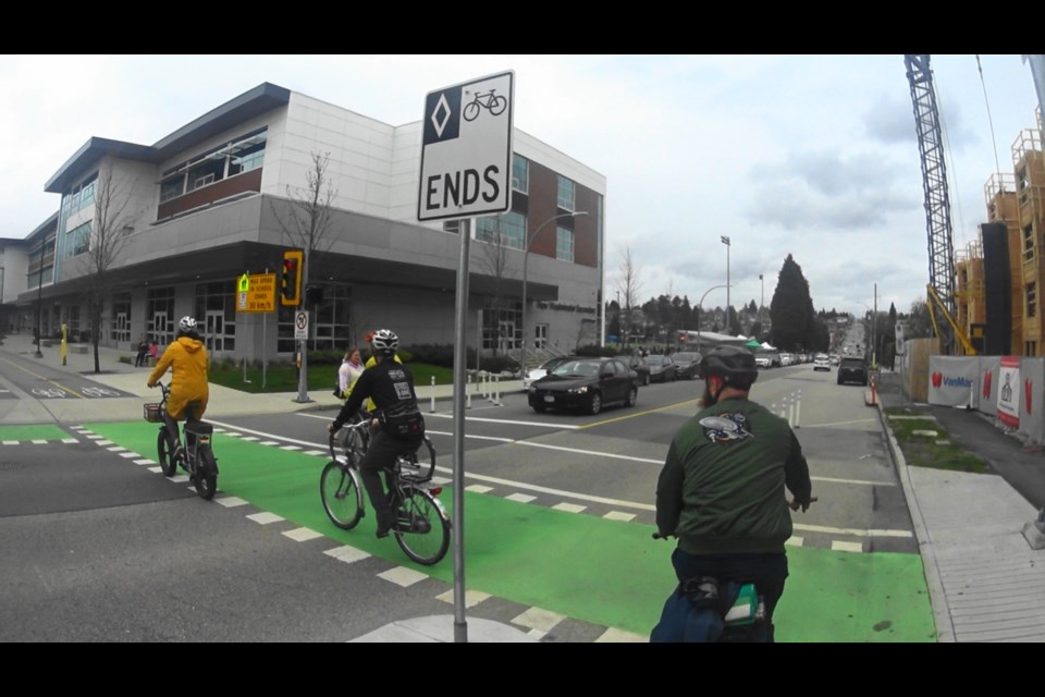 New Westminster has received an award from HUB Cycling for its NWSS Cycling Connector project.