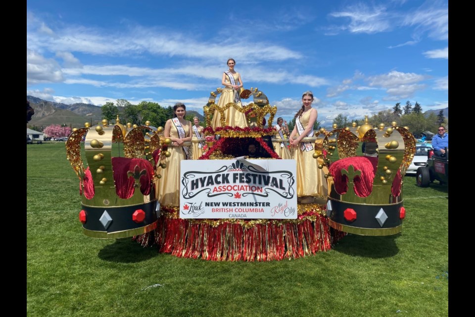 The Hyack float brought home the top award from the 2022 Apple Blossom Festival in Wenatchee, Washington.