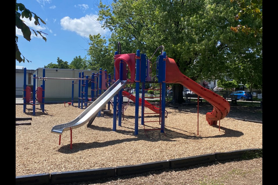 A new piece of play equipment is coming to Lord Kelvin Elementary School's playground on 10th Street. 