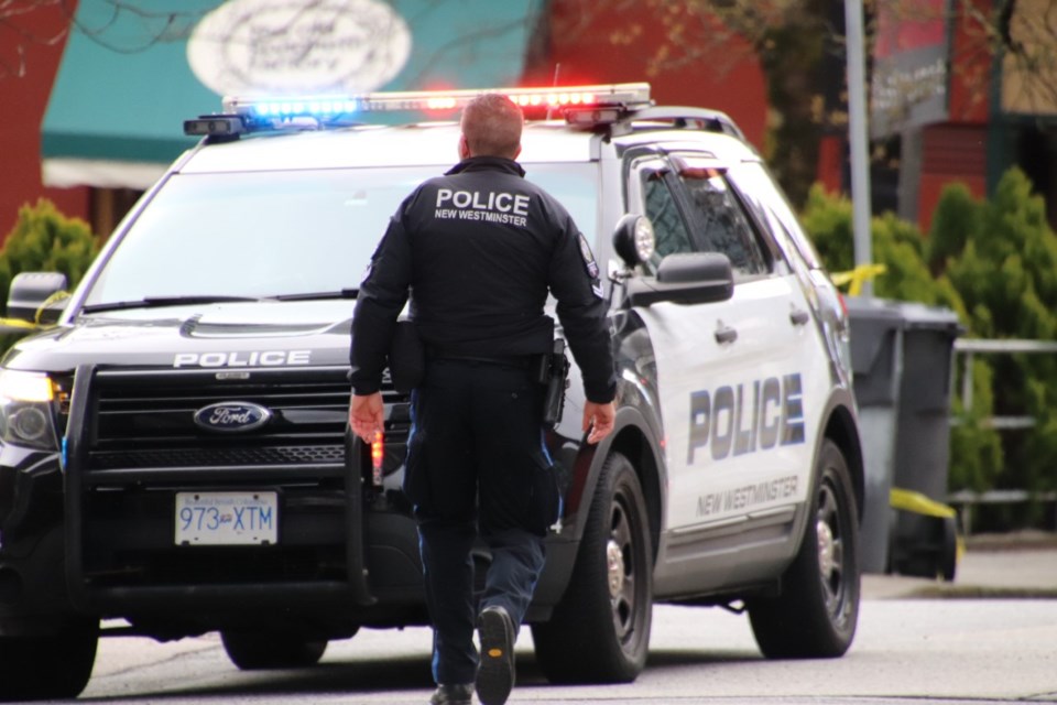 A shooting in downtown resulted in a heavy police presence at Royal Columbian Hospital and a police presence in other New West neighbourhoods. 