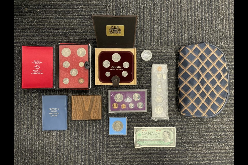 A young person recently turned in a coin collection they'd found into the NWPD.