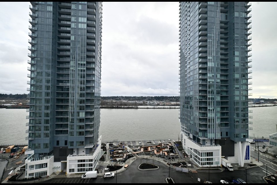 Pier West development includes New Westminster's two tallest towers.