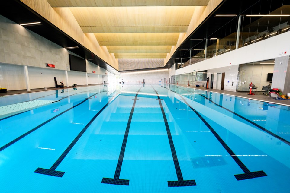 təməsew̓txʷ Aquatic and Community Centre include a new 50-metre pool.
