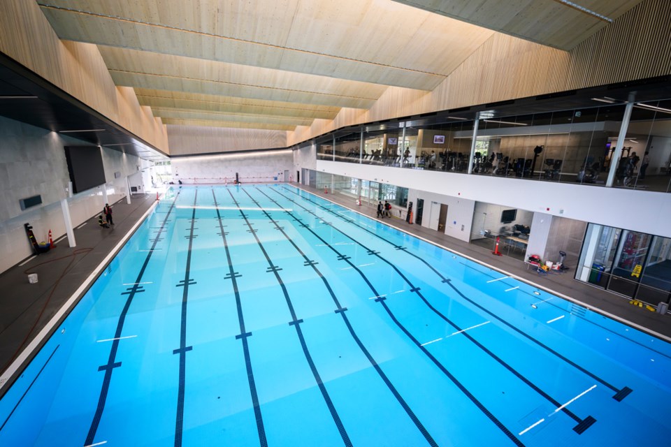 The pools at the new  təməsew̓txʷ Aquatic and Community Centre open to the public on May 14.