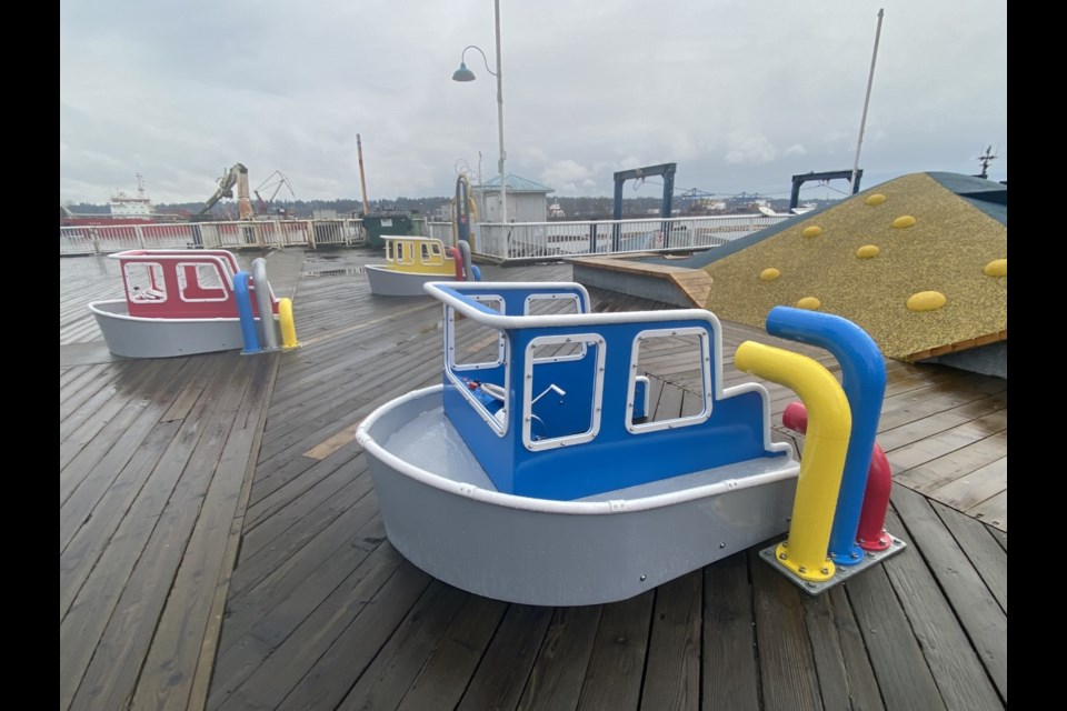 A new Quayside Tugger play and gathering space is open on the waterfront.