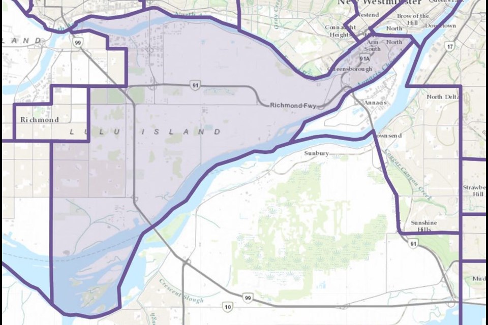 The Richmond-Queensborough riding.