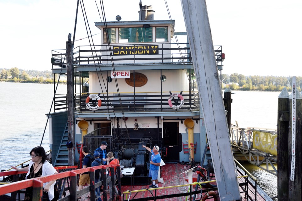 Tours aboard the Samson V were part of the RiverFest 2022 fun.