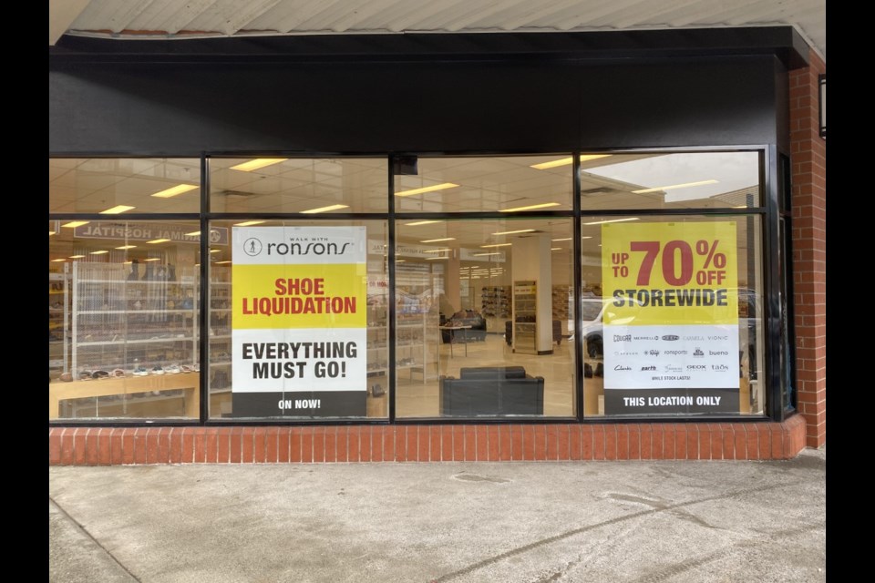 A new Ronsons liquidation store has opened in Columbia Square.