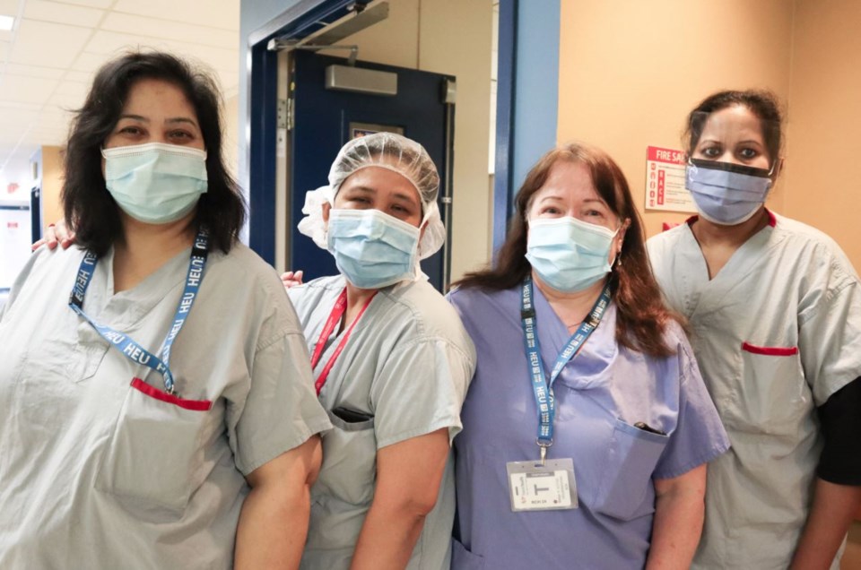 Royal Columbian Hospital workers