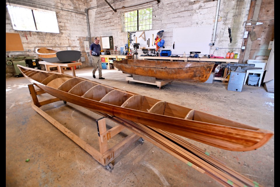 The Vancouver Wooden Boat Society held an open house and wooden boat display at Sapperton Landing Park as part of RiverFest 2022.