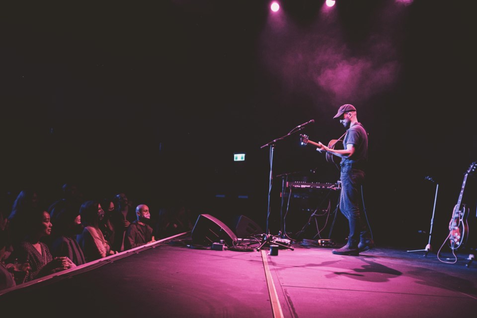 Burnaby resident Luca Fogale performing at Vancouver's Hollywood Theatre.

