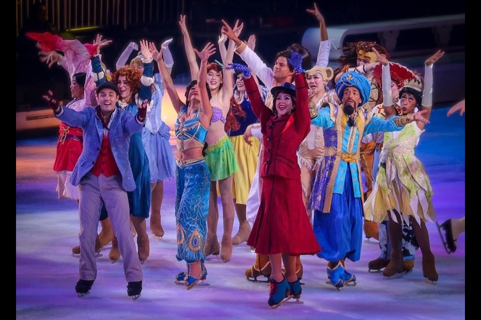 Cole Stanbra (front left) is featured as Jack in Mary Poppins Returns as part of Disney on Ice Presents Road Trip Adventures, on at the PNE's Pacific Coliseum Nov. 23 to 27.
