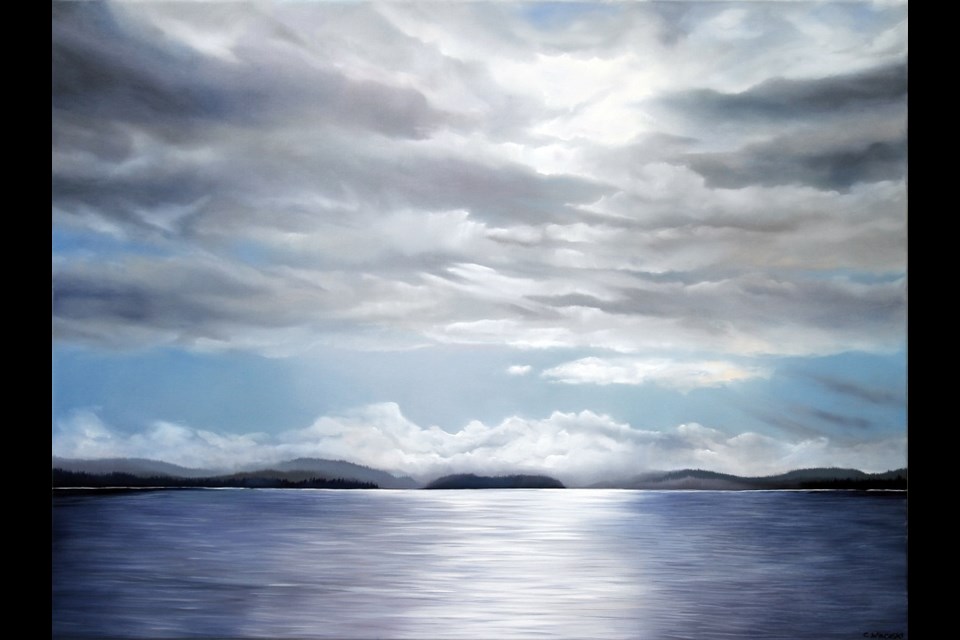 "Warm Skies" by Burnaby artist Corrinne Wolcoski will be on display during the Eastside Culture Crawl, Nov. 16 to 19.