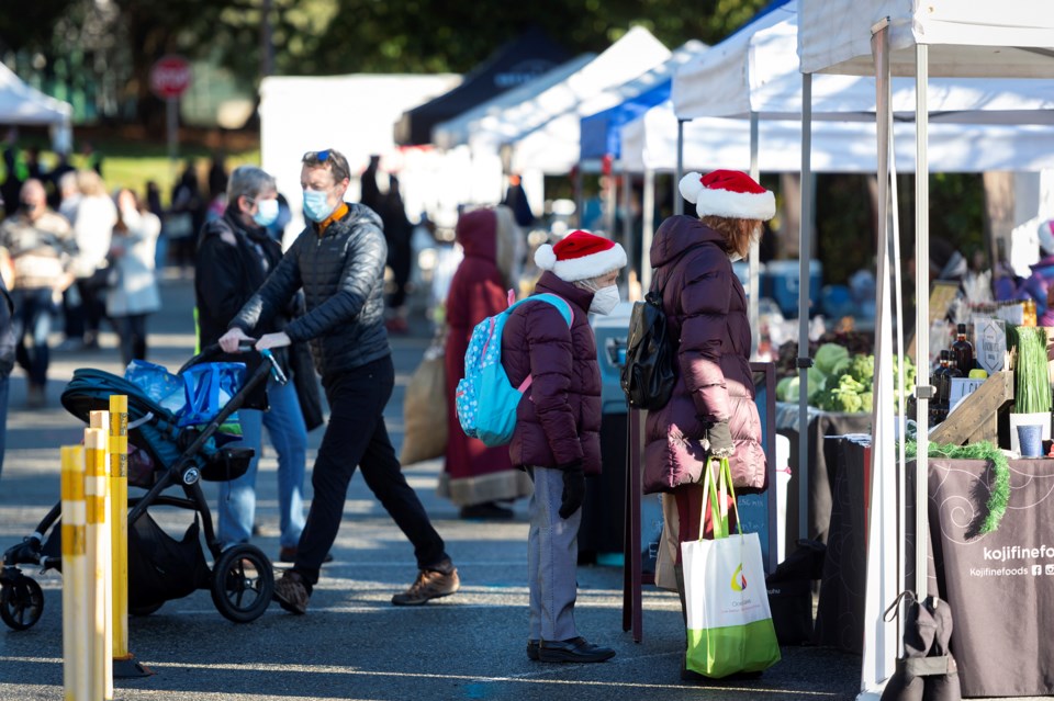 New West Farmers Market holiday market 2020