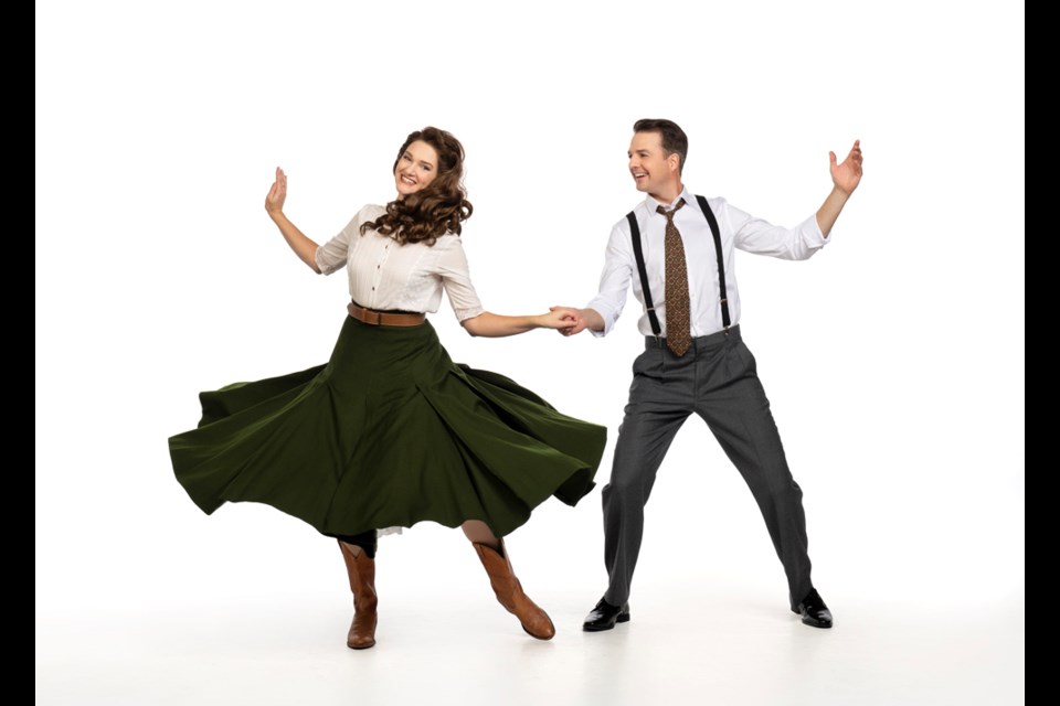 Rabecca and Todd Talbot star in Royal City Musical Theatre's Crazy For You, coming to the Massey Theatre stage this month after a three-year COVID delay.