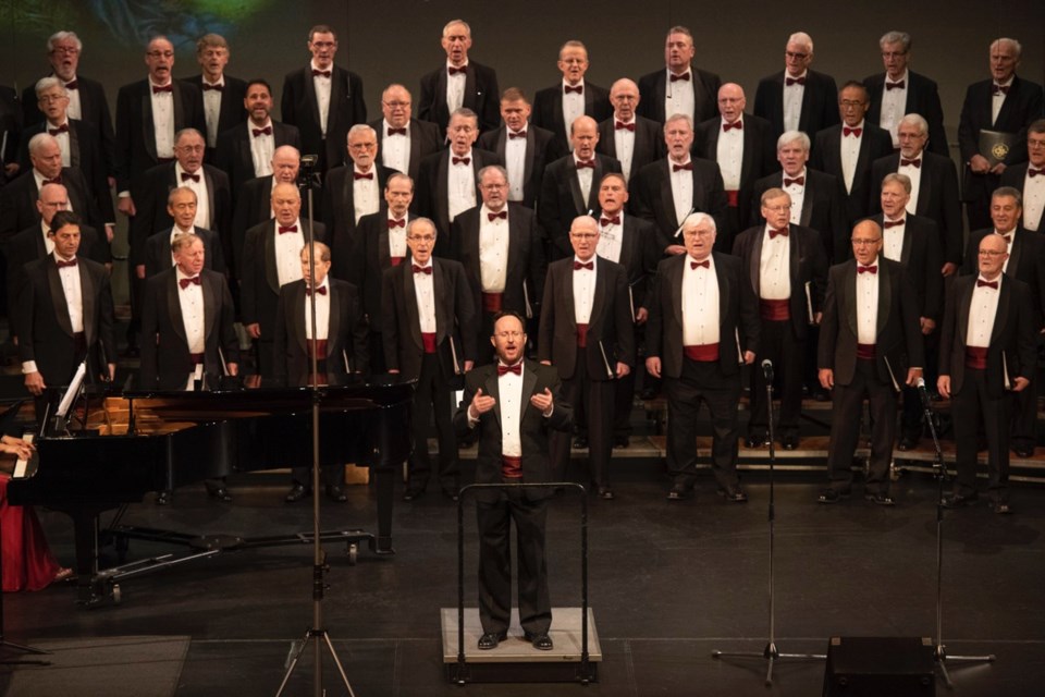 The Vancouver Welsh Men's Choir returns to the Massey Theatre stage for the first time in two years, with Sing We Now of Christmas Dec. 5, joined by Winter Harp.