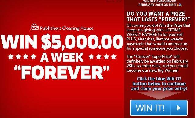 00publishers clearing house
