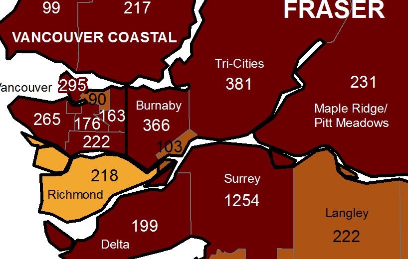 covid record burnaby cases