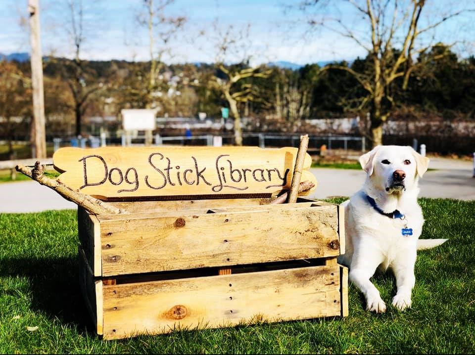 dog stick library