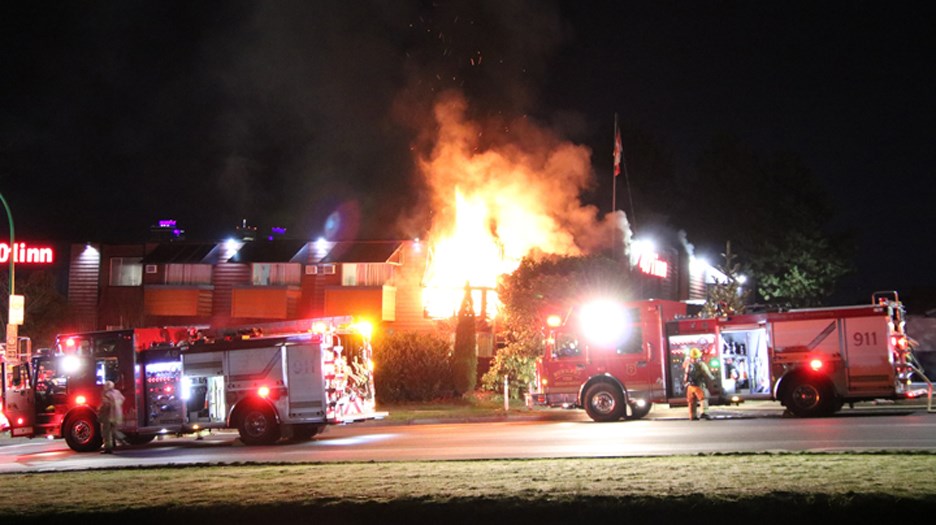 Just after 2 a.m. on Jan. 23, Burnaby firefighters responded to the 401 Inn Motel at 2950 Boundary Rd. for a fire.