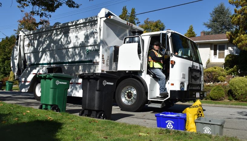 garbage truck waste