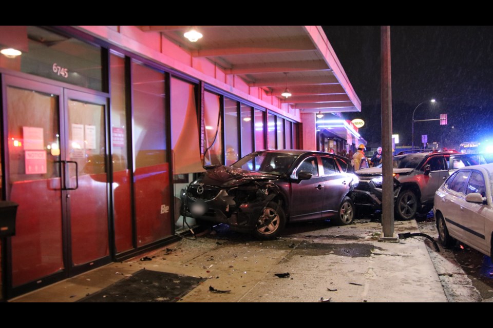 Around 7 p.m., Burnaby emergency crews responded to a crash at Hastings Street and Sperling Avenue.