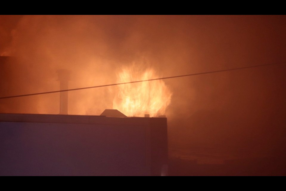 Several small business owners are facing uncertain futures this morning in the wake of a stubborn fire at 12th Street and 10 Avenue on the New Westminster/Burnaby border.