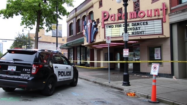 New Westminster Police Department officers are investigating the stabbing incident, which occurred at around 2 a.m. out front of the Paramount Gentlemen’s Club, an adult entertainment business on Columbia Street.