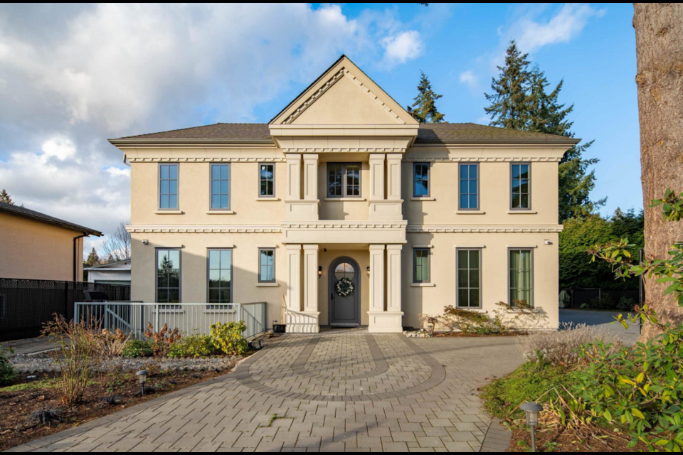 The most expensive detached home sold in Burnaby in February at 3820 Chelsea Crt.