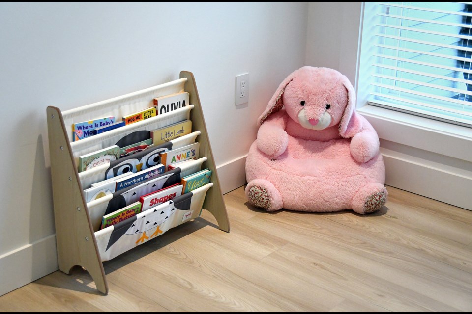 A playroom at the new Aunt Leah's House in Burnaby will soon be filled with the sounds of young moms and their children. 
