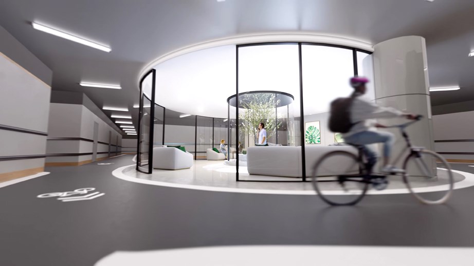 Concord Pacific in Burnaby unveiled what it calls the “world’s largest and most comprehensive bike amenity ever planned for a condo development.” This includes an indoor bike loop.