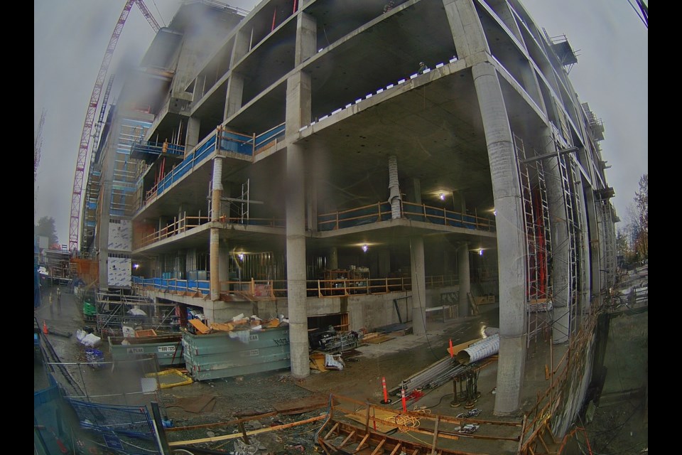 A look into the construction at Burnaby Hospital.