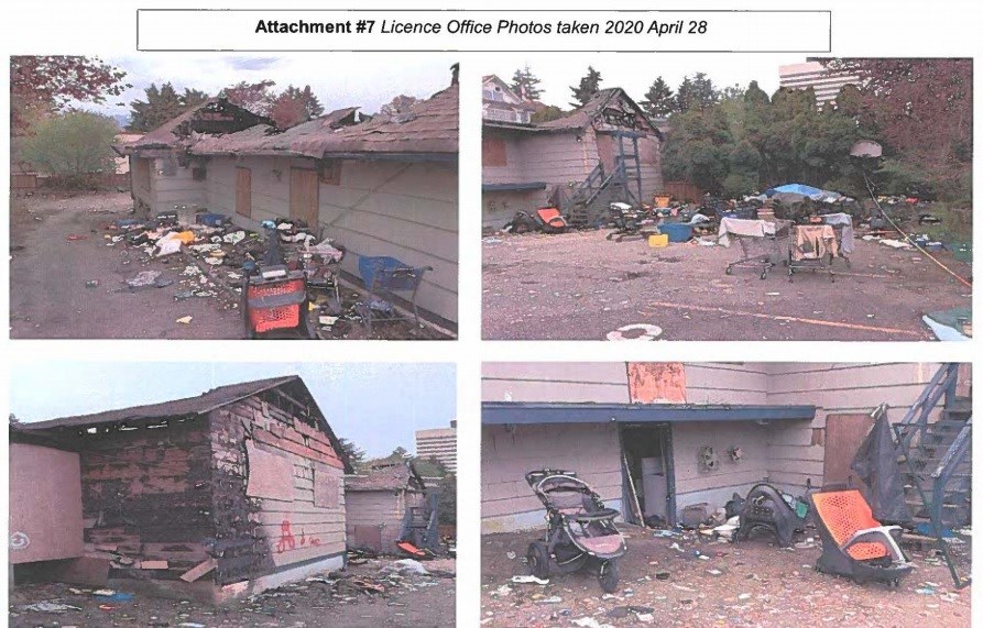 This home had to be demolished.
