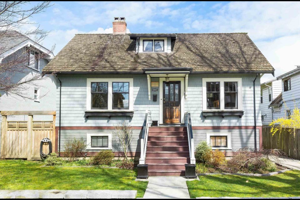 A 93-year-old house on Cambridge Street in Burnaby that just sold for $2.5 million – which is $450,000 over the original asking price.