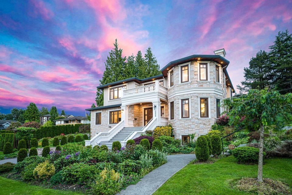 This Haszard Street home in Burnaby's Deer Lake neighbourhood is currently listed for just shy of $5.3 million.