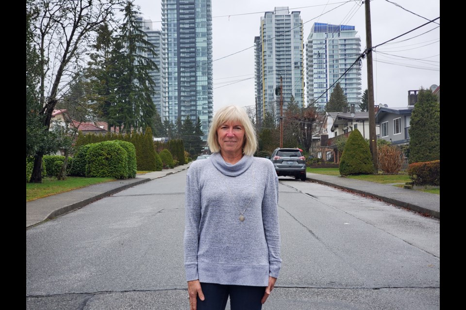 Katy Alkins-Jang, a resident in Burnaby’s Royal Oak community, has put together a petition opposing a proposal that would see the BCGEU built its new offices on Palm Avenue.