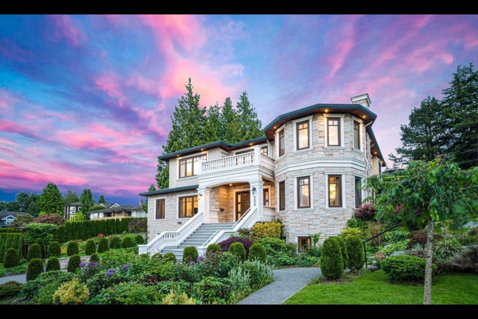 The most expensive detached home sold in Burnaby in September at 6658 Haszard Dr.