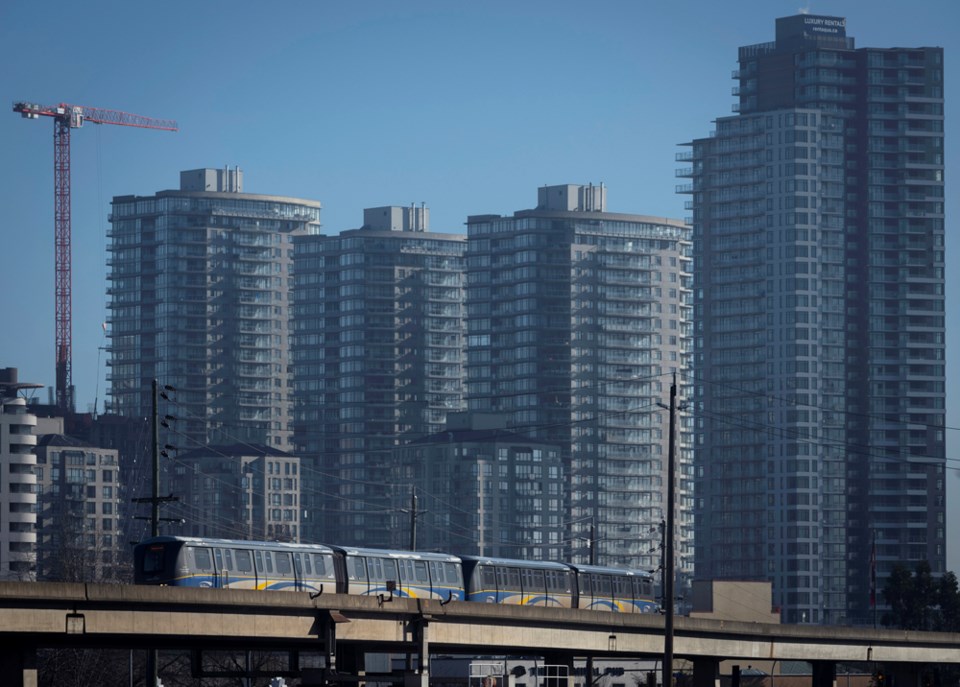 New Westminster downtown highrises