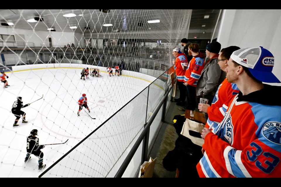 The Big Rocks faced off against the Spartans at Scotia Barn in front of approx. 50 fans, including a group from Washington, D.C., on January 25, 2024. 