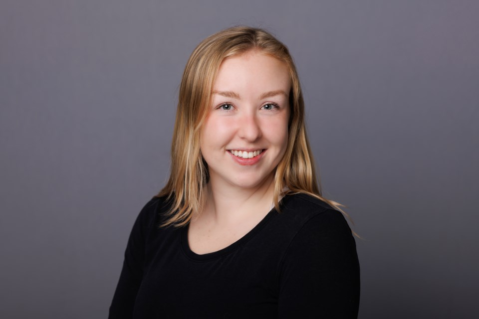 Abby Verigin, 25, is one of the recipients of Alumni35 scholarship from Douglas College. 
