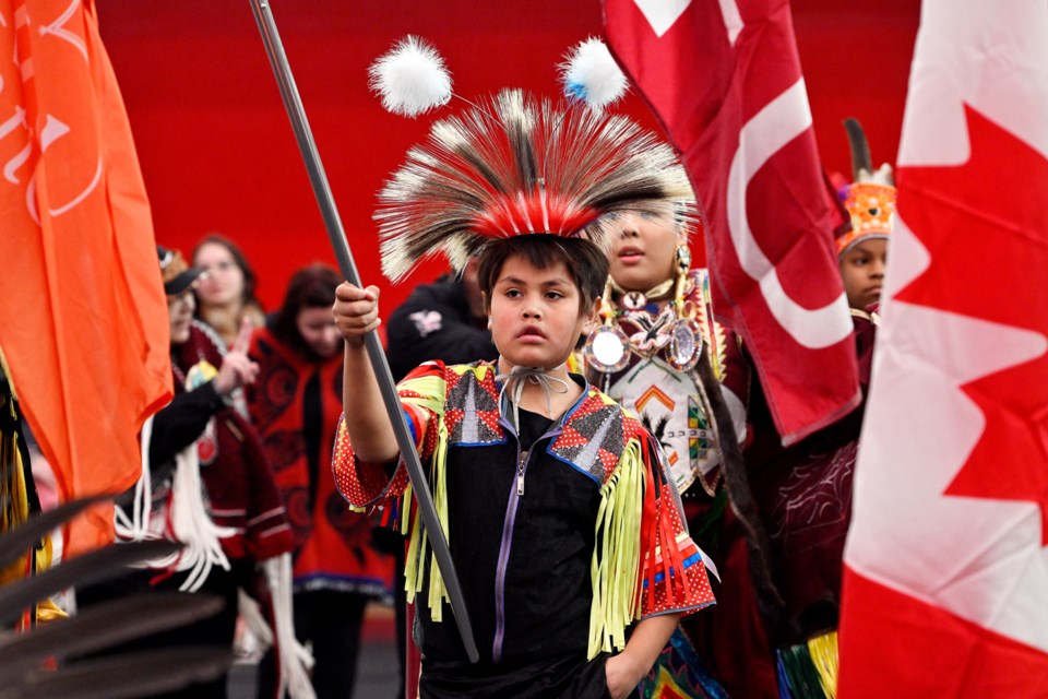 Indigenous students hosted Burnaby Mountain's first traditional powwow ceremony on Saturday, April 22. 