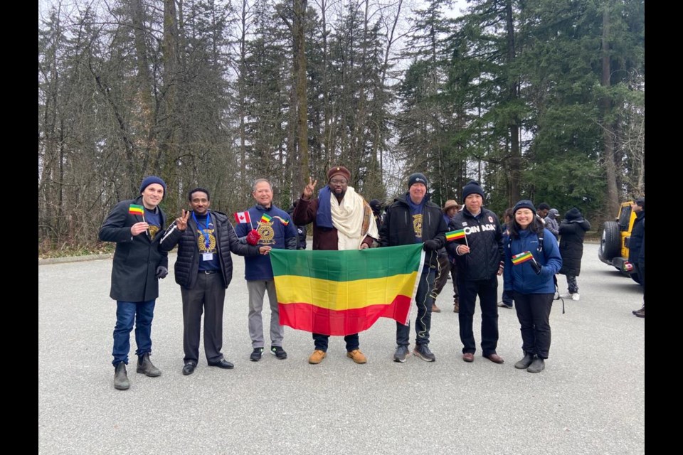 Black History Walk was organized on Saturday, Feb. 25, by Ethiopian Affairs in B.C. to celebrate Black history in Canada. 