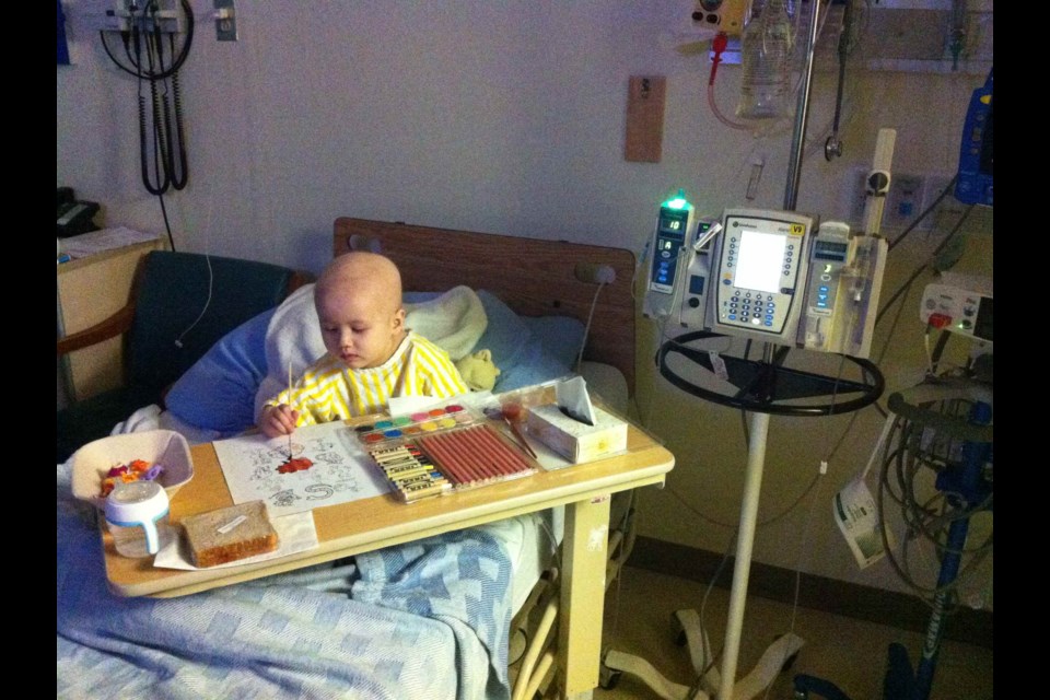Three-year old Scarlett Drabble was diagnosed with Leukaemia in August 2013. 