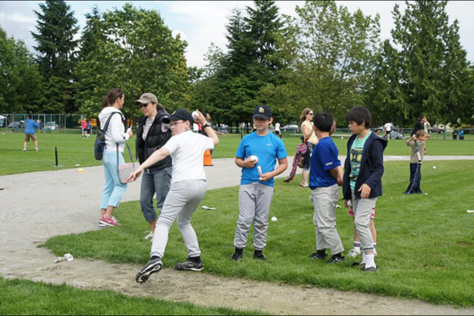 Youth participating in South Burnaby Metro Club's 50th anniversary celebrations. 