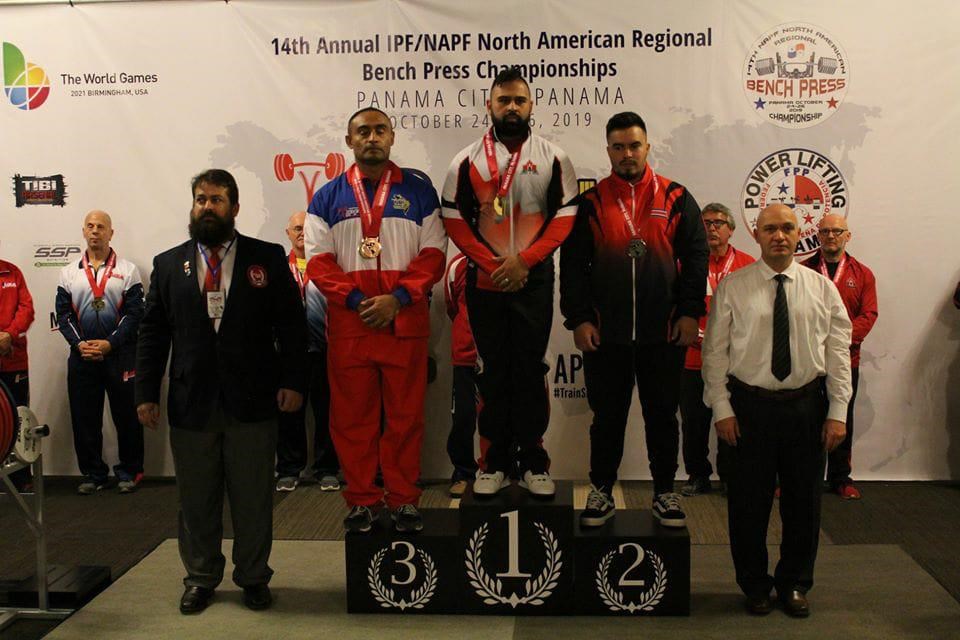 Sumeet Sharma in the powerlifting championships. 
Photos: Contributed