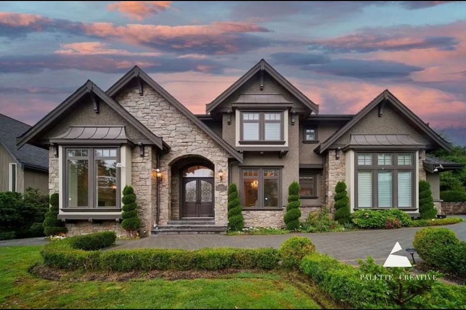 A $5.2-million house on Gordon Avenue in Burnaby's Buckingham Heights neighbourhood is one of the most expensive for sale in Canada, as of Oct. 3, 2023.