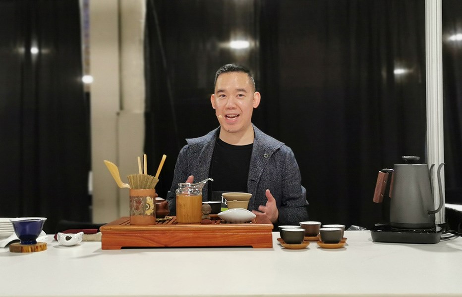 BCIT alumnus Matt Chong tea